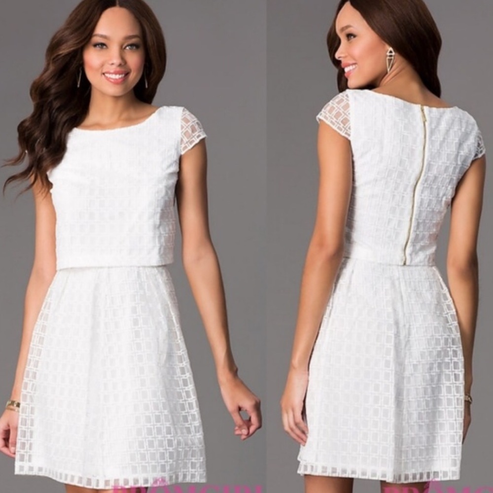 Jessica Simpson White Dress Set NWT